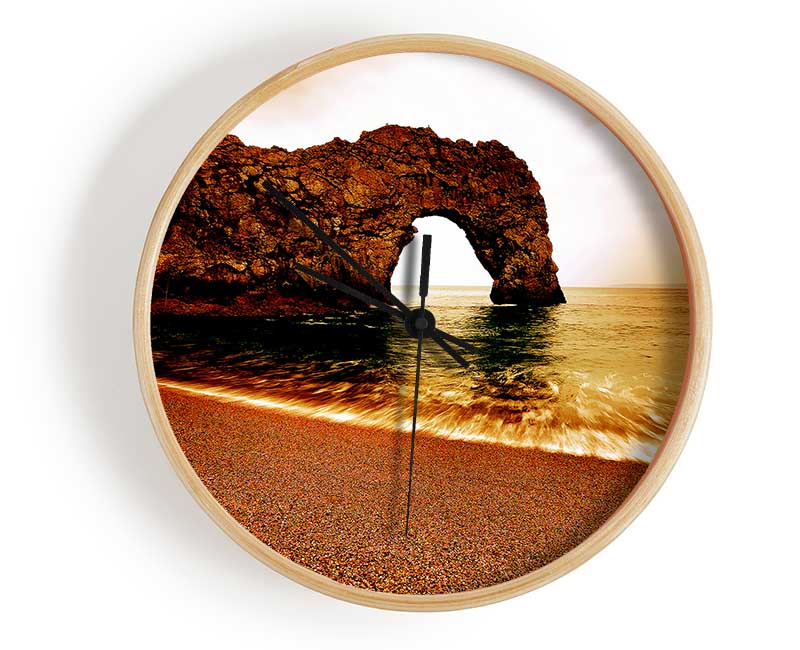 Doorway To The Ocean Sun Clock - Wallart-Direct UK