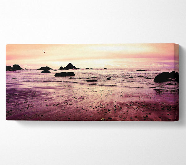 Peach Sunset Skies