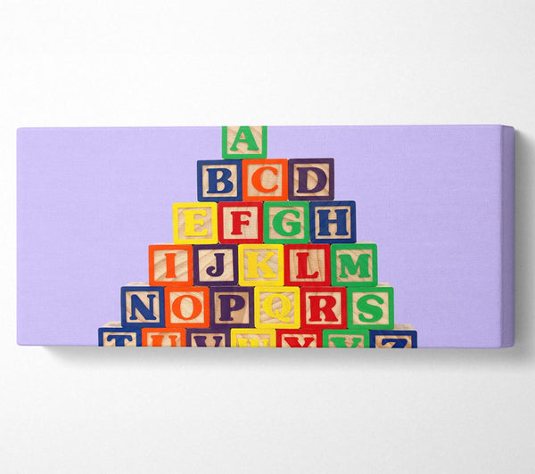 Alphabet Blöcke Lila