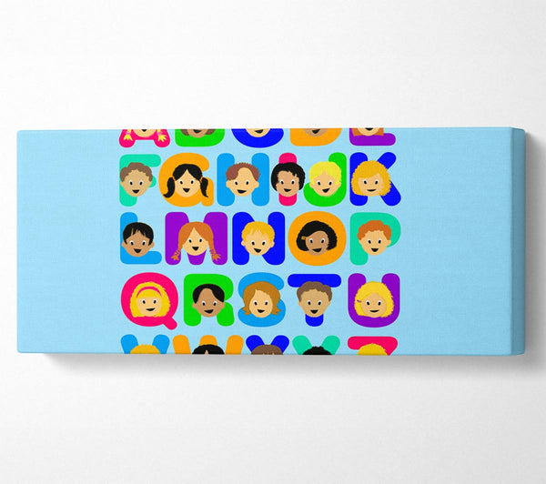 Alphabet Kinder Baby Blau