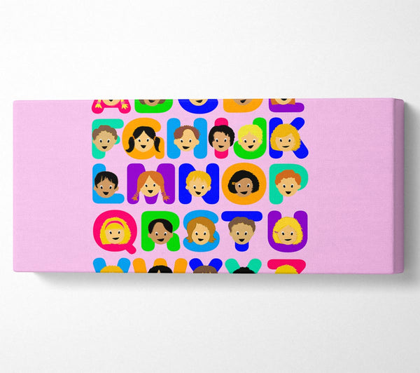 Alphabet Kinder Rosa