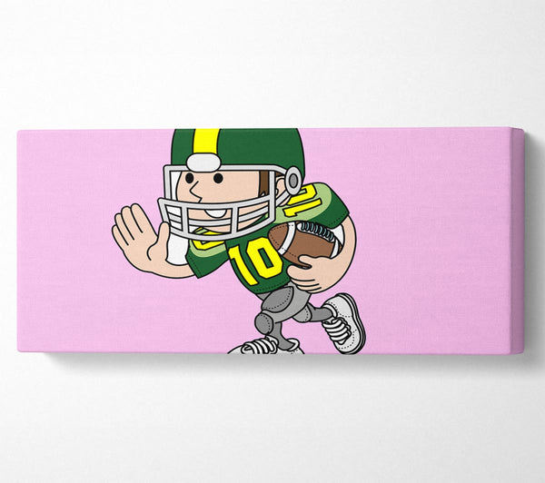 American Football Sport Spieler Rosa