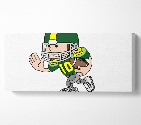 American Football Sport Spieler Weiß