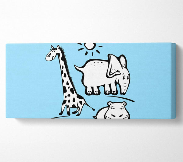 Tiere unter der Sonne Baby Blau