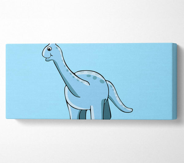 Großer lustiger Dinosaurier Baby Blau 