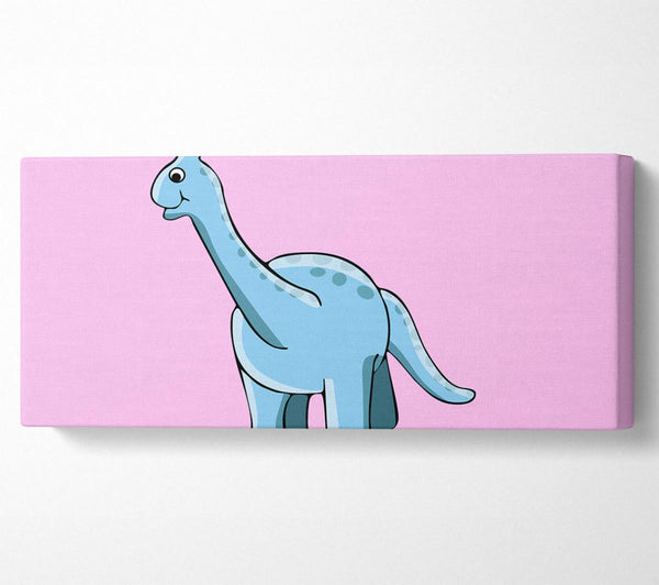 Großer lustiger Dinosaurier in Rosa 
