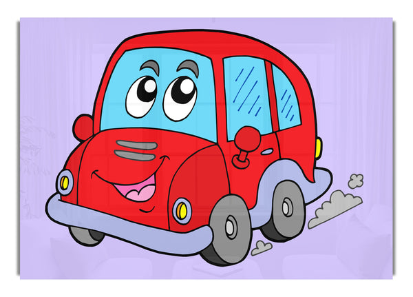 Car With Face Smokey Lilac