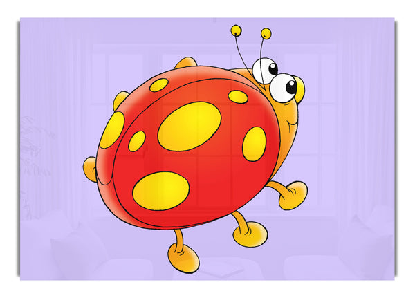 Cartoon Ladybug Lilac
