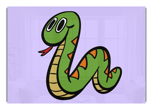 Cartoon Snake Lilac