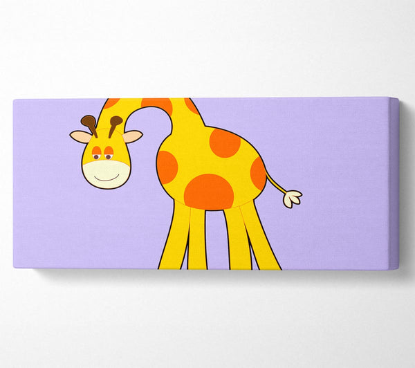 Funny Giraffe Looking Down Lilac