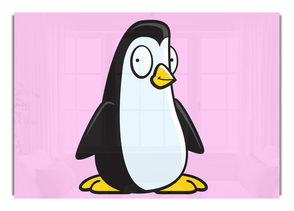Funny Penguin Pink