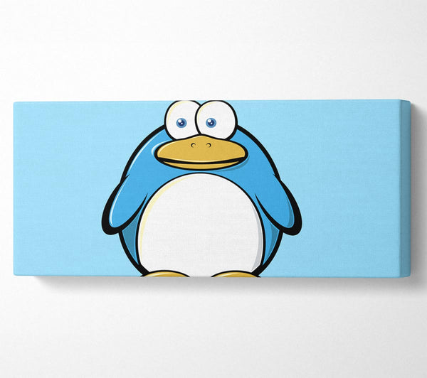 Funny Penquin Standing Baby Blue