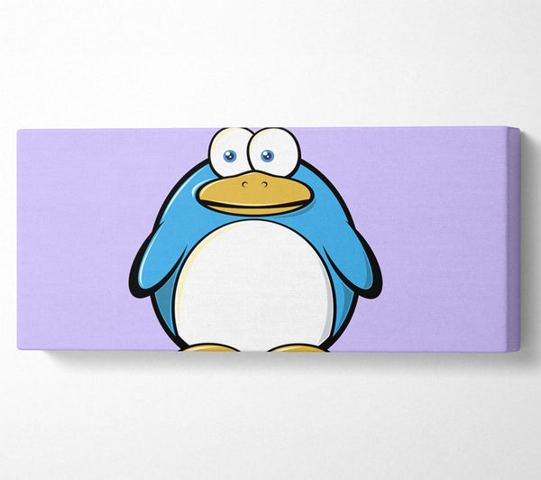 Funny Penquin Standing Lilac