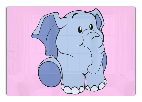 Happy Baby Elephant Pink