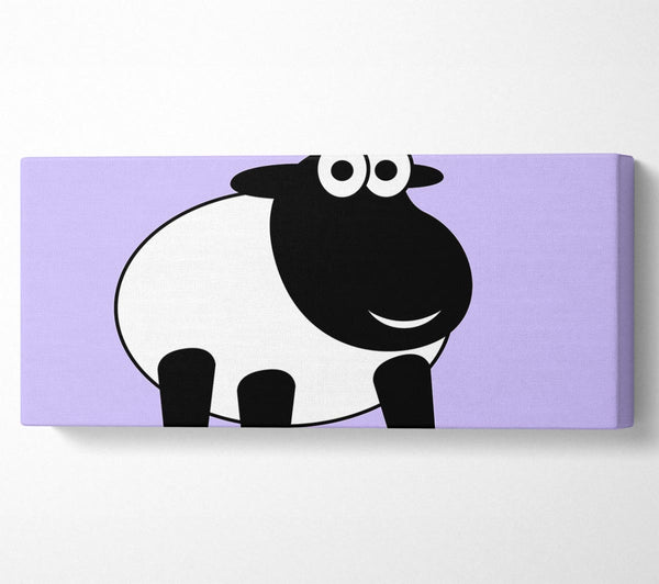 Happy Cartoon Sheep Lilac