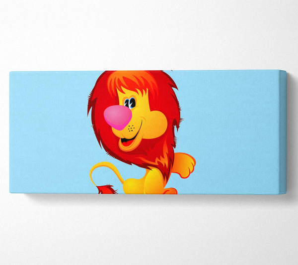 Happy Lion Baby Blue