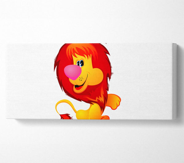 Happy Lion White