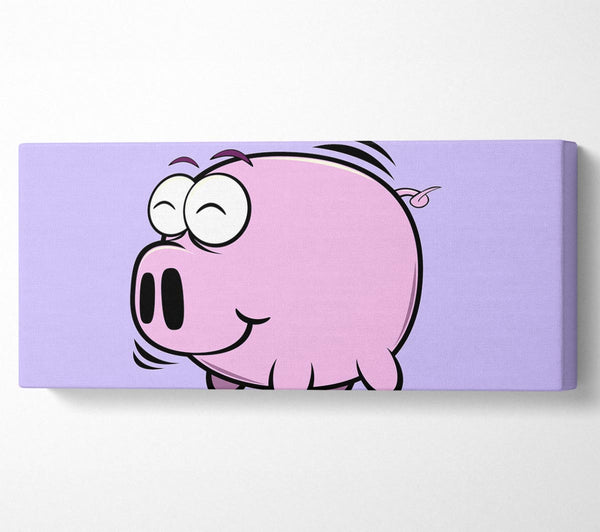 Happy Pig Smiling Lilac