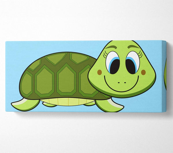 Happy Turtle Baby Blue