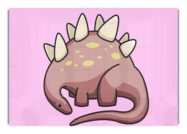 Herbivore Dinosaur Pink