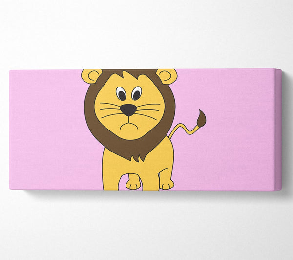 Trauriger Löwe Rosa
