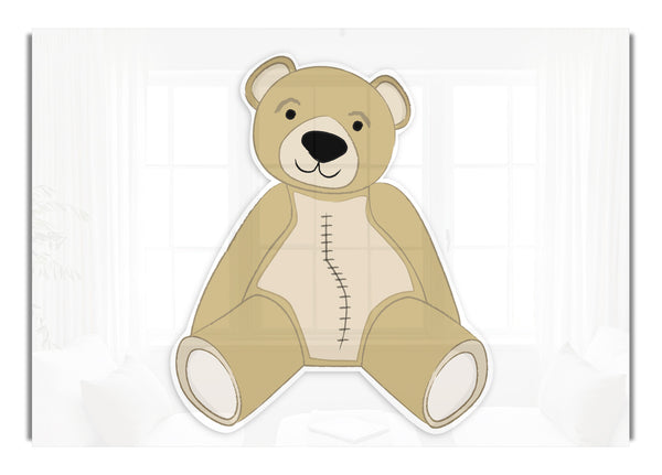 Stitched Up Teddy White