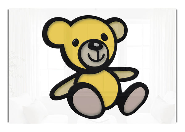 Teddy Bear Cartoon White