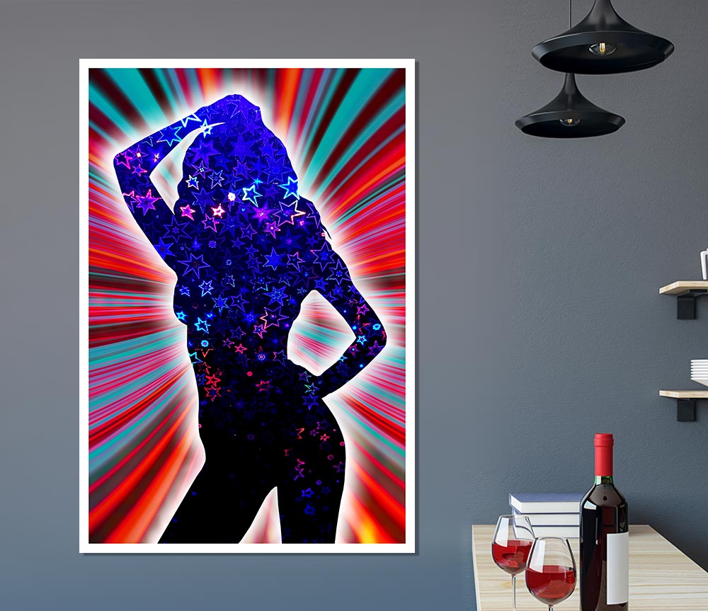 Energy Of A Woman Print Poster Wall Art