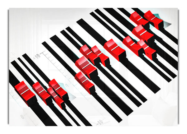 Graphic Equalizer Black Red