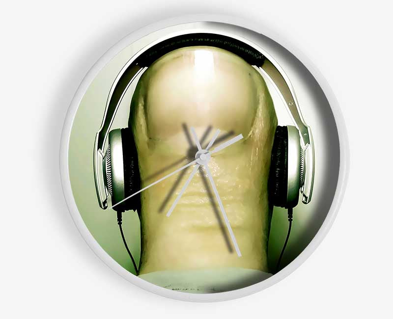 Thumb Headphones Clock - Wallart-Direct UK