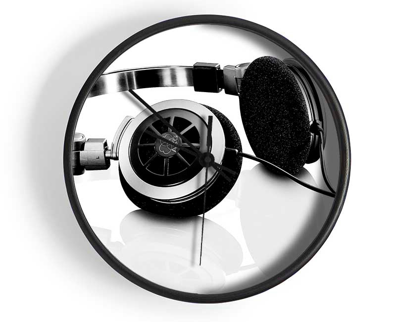 Headphones Clock - Wallart-Direct UK