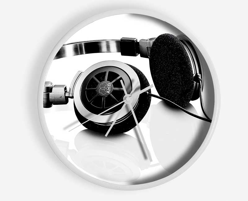Headphones Clock - Wallart-Direct UK