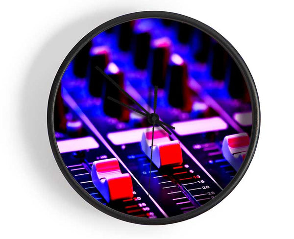 Audio Mix Clock - Wallart-Direct UK