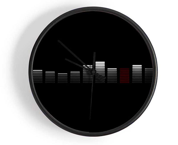 Bars Clock - Wallart-Direct UK