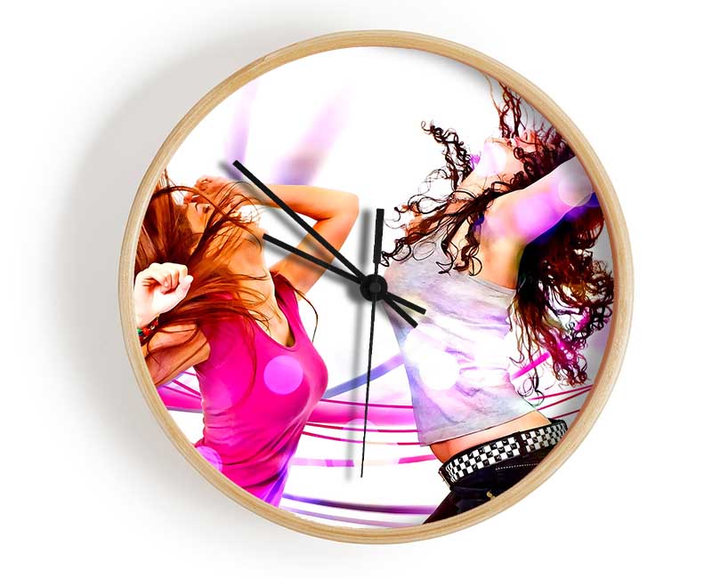 Dancing Girls Clock - Wallart-Direct UK