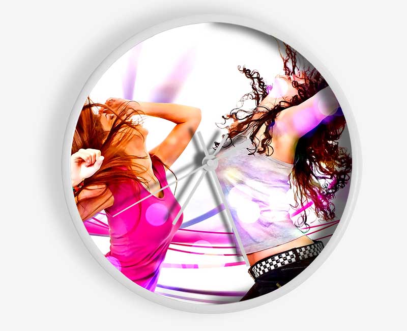 Dancing Girls Clock - Wallart-Direct UK