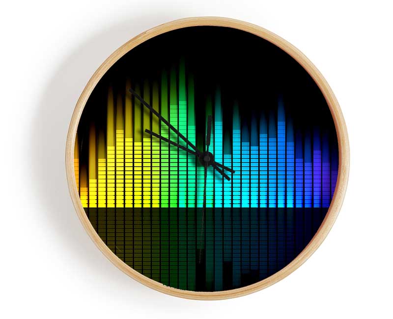 Music Equalizer Clock - Wallart-Direct UK