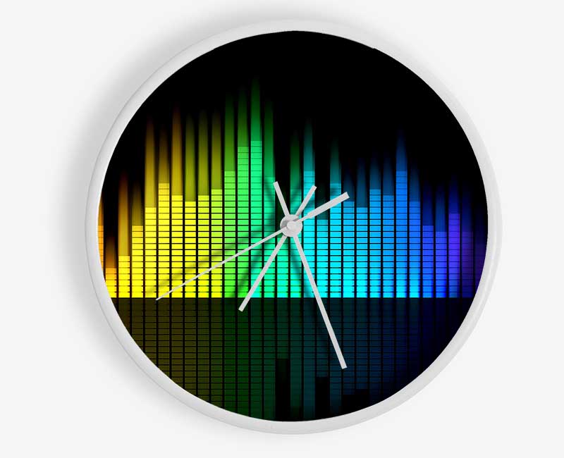 Music Equalizer Clock - Wallart-Direct UK