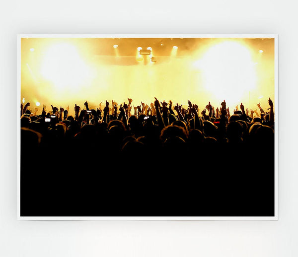 Concert Musical Freedom Print Poster Wall Art