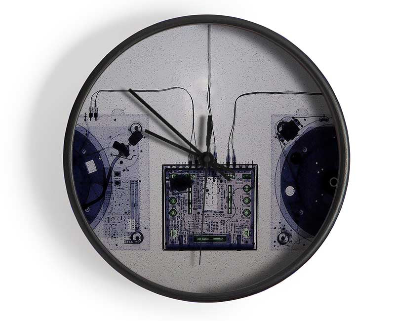 Translucent Dj Console Mixer Clock - Wallart-Direct UK