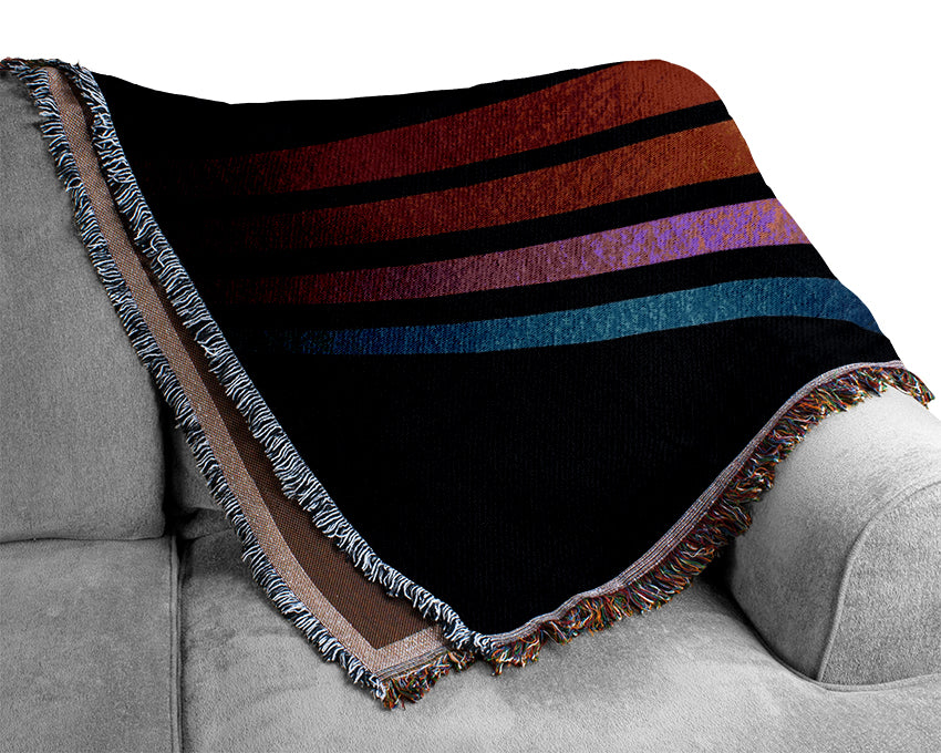 Strips Wide Woven Blanket