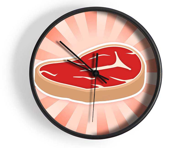 Piece Of Meat Clock - Wallart-Direct UK