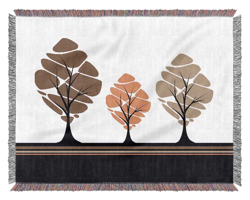 Trees Woven Blanket