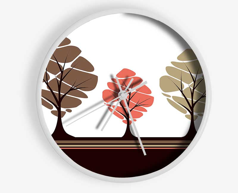 Trees Clock - Wallart-Direct UK