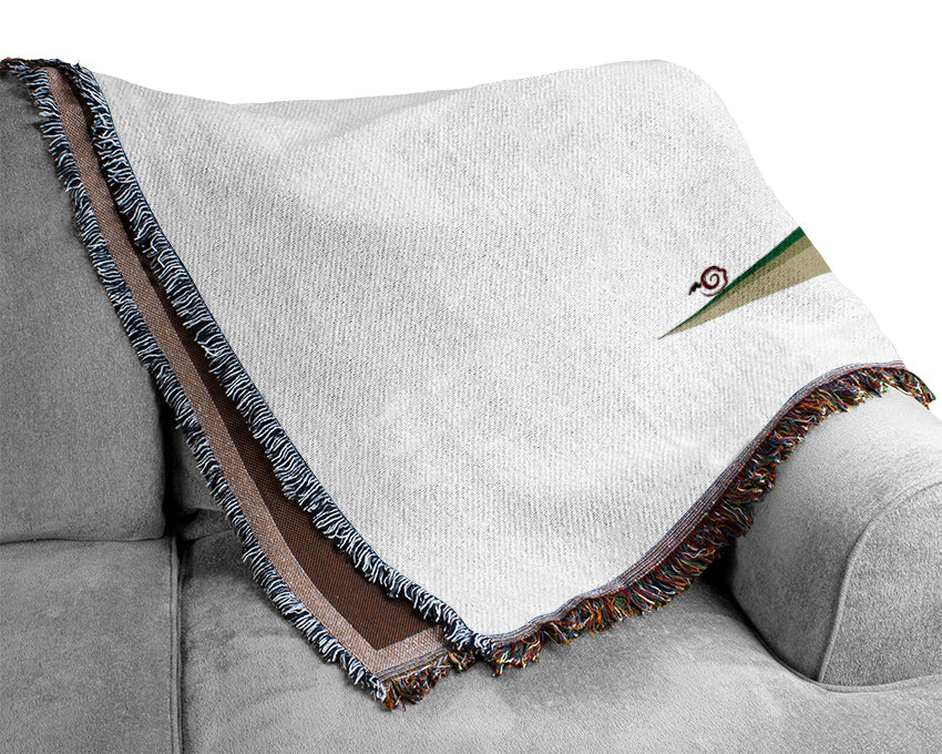 Green Cherry Tree Woven Blanket