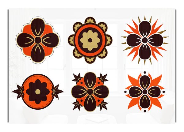 Orange And Brown Flower Heads