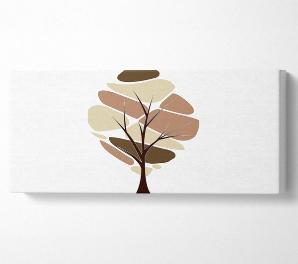 Surrealer brauner Baum