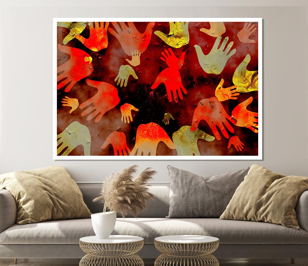 Hands Of Time Print Poster Wall Art