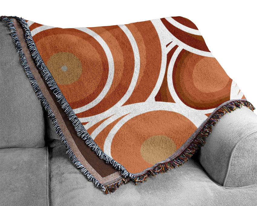 The Orange Orchard Woven Blanket