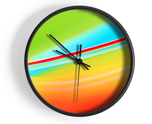Pastel Intent Clock - Wallart-Direct UK